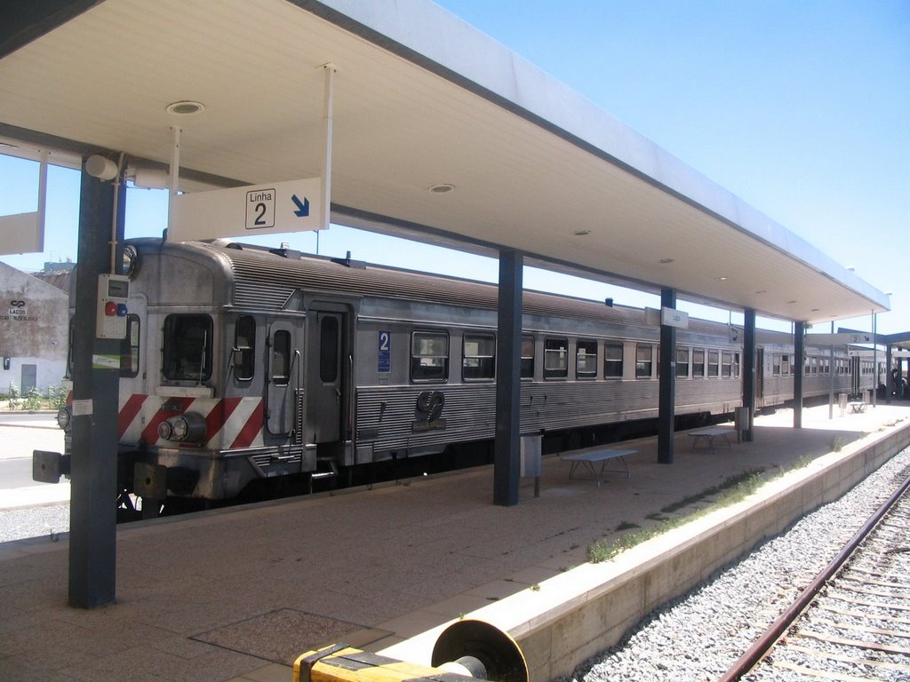 Comboio na Estação de Lagos